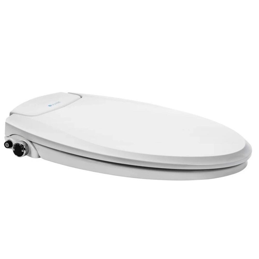 Brondell Swash CL99 Non-Electric Bidet Toilet Seat Elongated (CL99-BB-EW) NOB